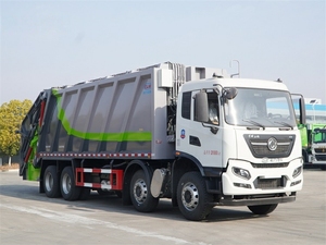 รถบรรทุกอัดขยะขนาดใหญ่ Dongfeng 8X4 ราคาคุ้มค่า สำหรับฝังกลบขยะและกำจัดขยะแข็งจำนวนมาก - Product Image 3