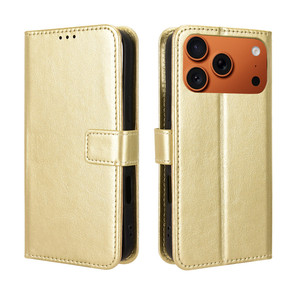 เคสโทรศัพท์หนังกระเป๋าเงินลาย Crazy Horse สำหรับ iPhone 17 PRO MAX - Product Image 1