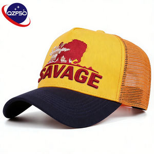 Gorra de Béisbol QZFSO Personalizada, Retro, con Bordado 3D, Estilo Trucker, Malla Transpirable, para Exteriores, Unisex, para Hombre y Mujer, Venta al Por Mayor - Product Image 1