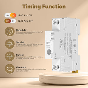 Disjoncteur intelligent MOES Tuya Zigbee 63A avec réglage de la limite d'alarme, moniteur d'électricité V0 ignifuge, contrôle par application avec Alexa - Product Image 5