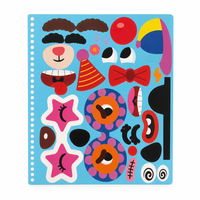 Livre d'autocollants en TPE personnalisés avec logo, motif dessin animé, multi-scénarios, réutilisables, écologiques, imperméables, pour activités éducatives et DIY