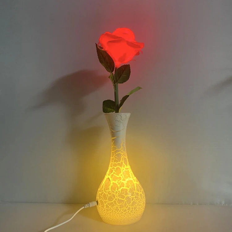Home Decoration Interior Lighting 3D Night Light Customized Luxury Blooming Flower LED Night Light