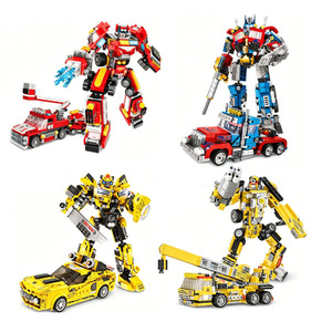 Jouets de construction EPT Street View Houses Blocks, jouet éducatif de construction DIY STEM - Product Image 4