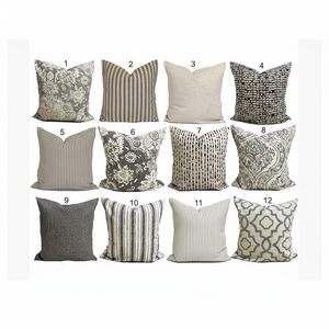 Funda de Almohada de Lino con Estampado Floral Hecho a Mano, Funda de Cojín de Primavera, Funda de Almohada de Lino Floral con Estampado de Bloques - Product Image 1