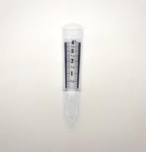 Casing plastik PS kustom meteran Pin pengukur hujan dan termometer Silo gandum dengan Logo tercetak pada papan skala - Product Image 1