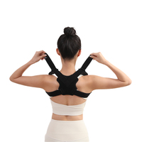 Correcteur de posture sportif à compression, soutien dorsal élastique respirant pour l'entraînement en salle de sport, la course à pied et le soutien du haut du corps
