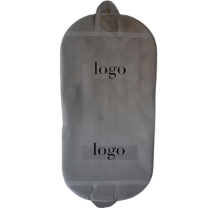 Personalised Black &amp; White <strong>Breathable</strong> Men's Suit Cover Travel-friendly Bridal Wedding Gown <strong>Garment</strong> <strong>Bags</strong> with Custom Logo - Product Image 2