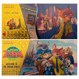 5 Billetes de Banco de Oro de 24K con Diseño Nuevo de Anime Americano Zootopia, Monedas Conmemorativas Bañadas en Oro, Colección Conmemorativa - Product Image 2