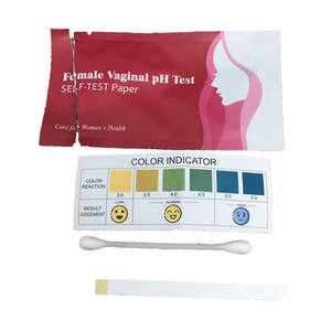 ช่องคลอด PH แถบทดสอบ3.0-5.5ผู้หญิง <span class=keywords><strong>BV</strong></span>-PH แบคทีเรียที่ถูกต้องอย่างรวดเร็วช่องคลอด Ph <span class=keywords><strong>Test</strong></span> Card - Product Image 1
