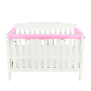 Bebê Cerca Bumper Bed Crib Guard Rail Capa de Segurança Surround Anti-Colisão macio