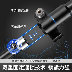 Beishanlang Hiking Sticks Aluminum Alloy 3 Section Adjustable Lightweight Outdoor Walking Poles - Product Image 3
