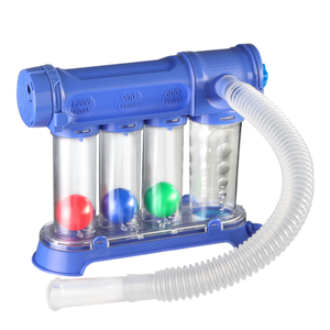 Lung Exercise Trainer Renforceur de capacité vitale avec dispositif d'entraînement respiratoire à 3 balles pour équipement de rééducation - Product Image 4