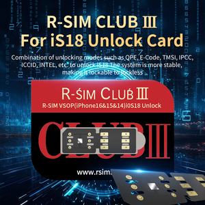 Latest Version R-<strong>sim</strong> Club 3 Stable Unlocking <strong>Sim</strong> Card for <strong>Iphone</strong> Ios 18 17 6/15 Pro Max Msdk4 Gevey <strong>Sim</strong> Turbo Rsim - Product Image 2