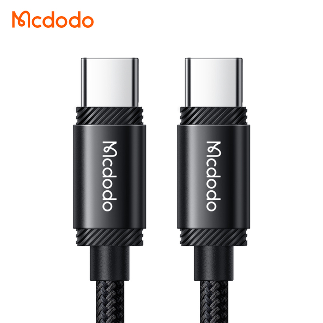 Mcdodo 240W PD3.1 Type-C to Type-C Cable Metal Nylon Braid 140W PD Fast Charging 5A USB C Cable 240W for Macbook Pro/Air 16 14