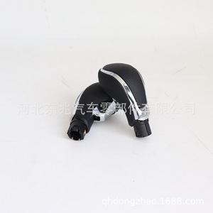 Buick Excelle Gear <b>Shift</b> <b>Knob</b> Black Leather Ergonomic Auto Transmission Car Part DZ08 Q52 - Product Image 2