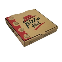 Étiquettes de produits populaires Boîte d'emballage de pizza en carton d'emballage alimentaire longue Boîte à pizza en papier kraft avec logo personnalisé recyclable