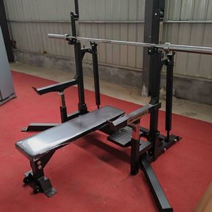 Professional Gym Competition Power Squat Rack Integrated Bench Chest Leg Back <b>Strength</b> <b>Training</b> Machine - Product Image 3