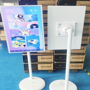 21.5/24/32 inch TV di động Android OS thông minh tương tác <span class=keywords><strong>LCD</strong></span> màn hình cảm ứng hiển thị kỹ thuật số đứng cho các cửa hàng bán lẻ trung tâm mua sắm - Product Image 4