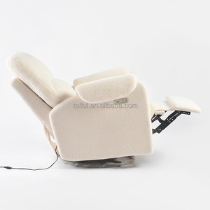 Fauteuil inclinable électrique multifonctionnel en tissu bouclé pour chambre d'enfant - Product Image 4