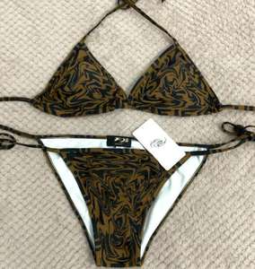 Costume da Bagno da Donna <span class=keywords><strong>di</strong></span> <span class=keywords><strong>Lusso</strong></span>, <span class=keywords><strong>Bikini</strong></span> Firmato con Top a Triangolo e Catena, Sexy da Donna - Product Image 2