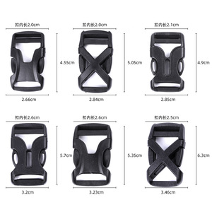 Plastic Butterfly Buckles Adjustable Bag Accessories Durable Hollowed Out <b>Snap</b> <b>Fasteners</b> For Backpacks - Product Image 4