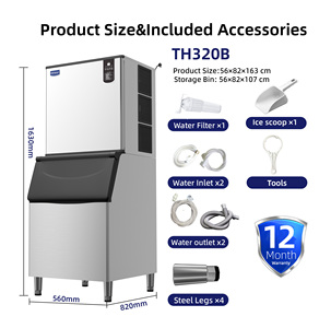 Naixer Machine commerciale de fabrication de glaçons pour whisky de grande capacité 150 kilos 180kg par jour Machine à glace pour <span class=keywords><strong>café</strong></span> - Product Image 3