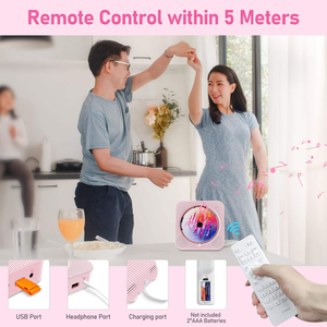 Factory Hot sell BT Rechargeable Portable CD <b>Player</b> speaker for home Living room and bedroom - Product Image 4