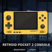 Nouvelle arrivée, console de jeu rétro Retroid Pocket 2, écran IPS de 3,5 pouces, système de jeu Android, passage aux jeux 3D, console portable