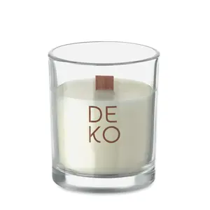 Bougie KIVAS WOOD en cire végétale, gadgets personnalisés - Product Image 2