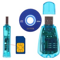 Lecteur de carte SIM standard USB pour téléphone portable, mini GSM/CDMA+CD, clonateur/enregistreur de SMS, accessoires pratiques pour téléphone