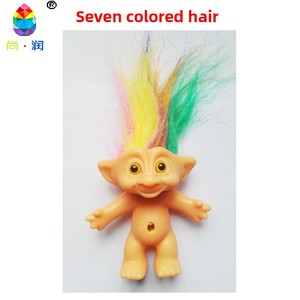 Poupée Troll Rétro <span class=keywords><strong>des</strong></span> Années <span class=keywords><strong>80</strong></span>, Ornement Nostalgique, Poupée Mauvaise en PVC à Cheveux Longs, 10 cm, Vente en Gros - Product Image 3
