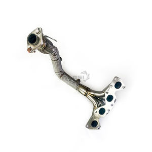 Collecteur d'échappement SS304 avec catalyseur pour Citroën C2 1.4L 1.6L 2006-2016, fixation directe avec bouclier thermique - Product Image 3