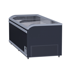 Meilleures ventes de congélateurs combinés en îlot, vitrine de grande capacité, réfrigérateur commercial à porte vitrée pour les produits surgelés des épiceries - Product Image 6