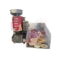 Machine à gâteaux frits manuelle commerciale en provenance de Chine pour des gâteaux frais et non frits, gâteaux aux crevettes, nourriture de rue, équipement de friteuse