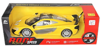 Voiture de course télécommandée à grande vitesse à l'échelle 1/16, jaune, avec capteur de gravité, véhicule blindé pour jouer