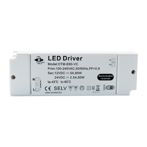 Ausgangsspannung Umschaltbar 12/24Vac, Großhandel SAA Konstantspannung 60W Ultra-dünner LED-Treiber - Product Image 5