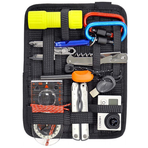 Organisateur de voyage élastique pour accessoires électroniques, plaque de rangement portable pour accessoires de téléphone, sac de rangement - Product Image 5