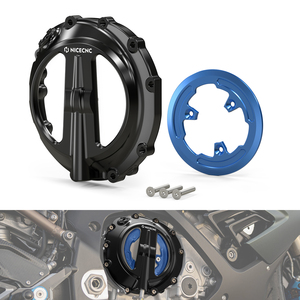 Nicecnc ฝาครอบคลัทช์อลูมิเนียมใสใสสำหรับ <span class=keywords><strong>BMW</strong></span> S1000RR 2019-2024 S1000XR <span class=keywords><strong>M1000RR</strong></span> <span class=keywords><strong>2021</strong></span> 2022 2023 2024 - Product Image 1