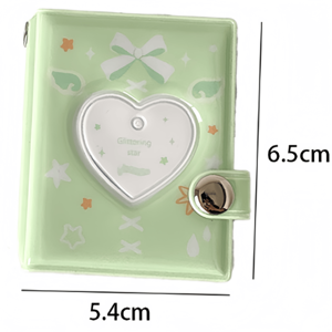 Mini álbum <span class=keywords><strong>de</strong></span> fotos Grad con llavero y colgante <span class=keywords><strong>de</strong></span> corazón <span class=keywords><strong>de</strong></span> dibujos animados hueco para pegatinas <span class=keywords><strong>de</strong></span> cabezas grandes <span class=keywords><strong>de</strong></span> niñas y manualidades <span class=keywords><strong>de</strong></span> plástico - Product Image 2