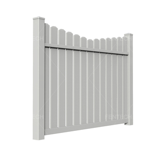 Clôture de jardin semi-privée en PVC imperméable, écologique, résistante aux UV, attrayante, 6 pieds, pour usage extérieur - Product Image 3