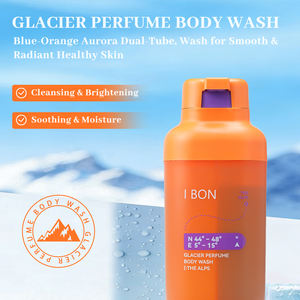 Sabun Mandi Gel Pembersih Tubuh Luar Ruangan Kustom OEM, Gel Mandi Pembersih Mendalam, Sabun Mandi Beraroma Glacier Purifying Dua Tabung - Product Image 3