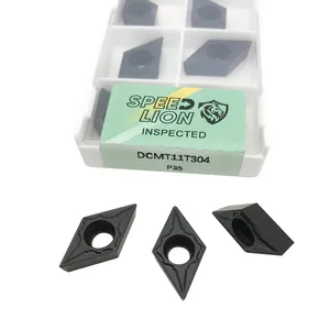 Dcmt070204 08 11T304/08 Carbide Cutting Inserts Turning Tools Cnc Machine Cutter for Stainless Steel/Cast Iron/Steel