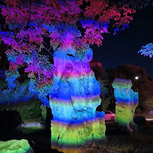RGBW ha condotto il proiettore dell'<span class=keywords><strong>albero</strong></span> esterno paesaggio parete di lavaggio per la costruzione di grandi alberi da giardino Cast decorazione di illuminazione - Product Image 5