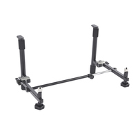 Leilei KS-32 Foldable Electronic Keyboards Black Digital Pianos Steel Double Dual Music Instrument Keyboard Stand