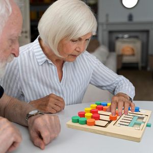 Patients Alzheimer cognitifs Jeux de mémoire faciles Correspondance des couleurs Activités de démence <span class=keywords><strong>pour</strong></span> les <span class=keywords><strong>personnes</strong></span> <span class=keywords><strong>âgées</strong></span> - Product Image 6
