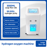 Hidrogenio Gas Generator 1500ml Máquina de hidrógeno molecular 3000ml Máquina de inhalación de hidrógeno Generador puro H2 y O2