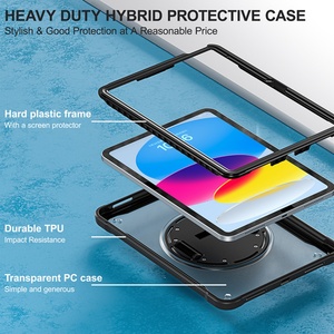 Funda Trasera Transparente con Correa de Mano y Protector de Pantalla Integrado para iPad 10.ª Generación 10.9" Rígida, Nuevo Diseño 2025 - Product Image 6