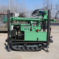 MKDQZ-160 Foreuse compacte sur chenilles pour puits d'eau, dispositif de forage à percussion pneumatique pour projets d'eau domestique rurale