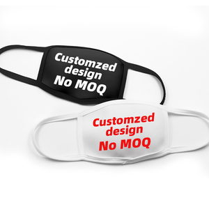 Grosir masker pesta Logo sublimasi dapat dicuci, pesta kustom pelindung wajah sutra es modis dengan desain - Product Image 2