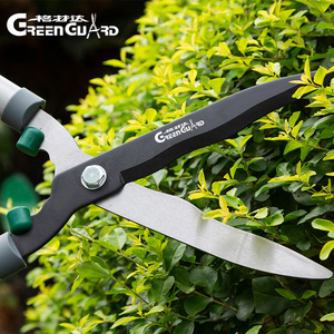 Green Guard Wavy Blade Hedge Shears 40 Cm Stainless Steel For Trimming Trees Flowers Hedges - Product Image 3